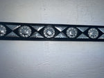 New Black Genuine Leather Nocona Silver Pendent 42” Belt #N2235601 NN-116