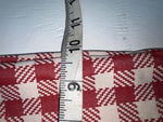 New Vintage Red Plaid Panhandle Slim Polyester Pants #1230 SS-101