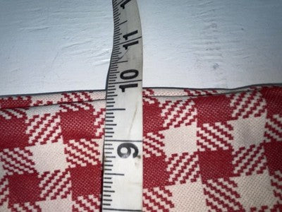New Vintage Red Plaid Panhandle Slim Polyester Pants #1230 SS-101