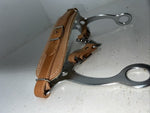 New Congress Leather Brown Fur Hackamore #47231 S-501