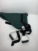 New Tough 1 Green Bareback Pad With Nylon Stirrup Leathers #31-33 MM-603