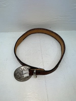 New Brown Genuine Leather Acme Weaved 28” Belt #6863 JJ-167
