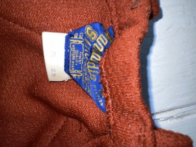 New Vintage Orange Panhandle Slim Polyester Pants #1106 SS-59