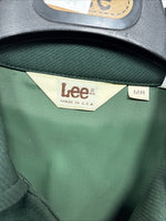 New Men’s Lee Green Long Sleeve Pearl Snap Jacket Medium O-52