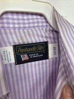 New Women’s Panhandle Slim Purple Design Long Sleeve Pearl Snap Size 32 MM-79