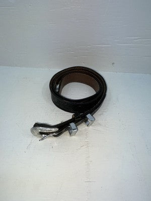 New Black Genuine Leather Nocona Tooled 36” Belt #1510201 Z-164