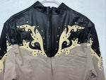 New Womans Black Tan 1849 Authentic Ranchwear 3XL Show Jacket #77872 QQ-14