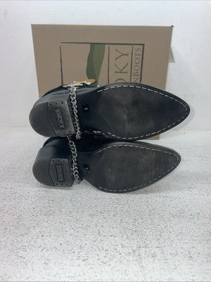 New Youth Black Smoky Mountain Cowboy Boots. 1083 C 1 D. 23-93