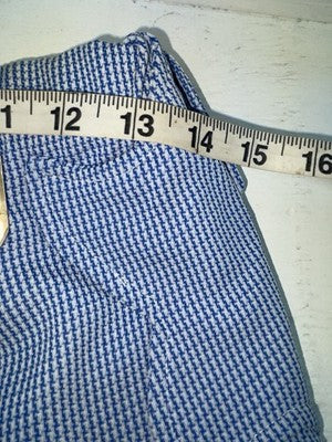 New Vintage Blue Checkered Dickson Jenkins Polyester Pants #536 VV-73
