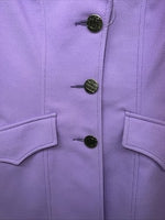New Women’s Purple Pioneer Wear Long Show Jacket 10 #692 WW-11