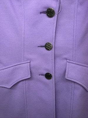 New Women’s Purple Pioneer Wear Long Show Jacket 10 #692 WW-11