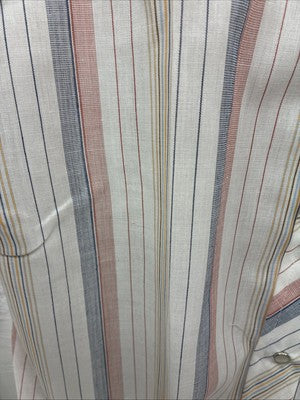 New Kids Champion Western White Stripe Long Sleeve Pearl Snap Size 16 CC-90