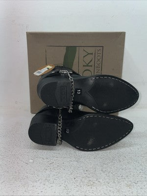 New Kids Black Smoky Mountain Cowboy Boots. 1083 C 13. 23-53