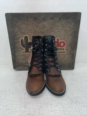 New Kids Brown Laredo Cowboy Boots. C 2871 13 D. 23-37