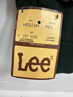 New Men’s Lee Green Long Sleeve Pearl Snap Jacket Medium O-52