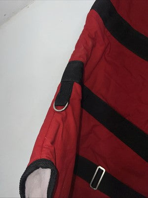 New Red 60” Wool Lined Horse Blanket #41148 PP-6