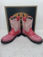 New Kids Pink Ariat Cowboy Boots. 10001979 2 M. 23-130
