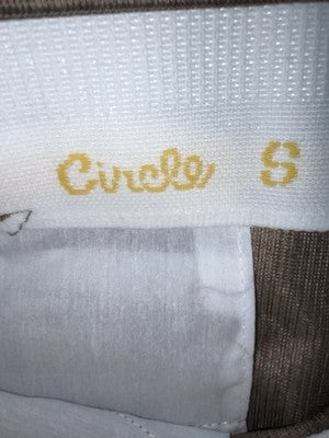New Vintage Brown Circle S Polyester Pants #CP5091 XX-84
