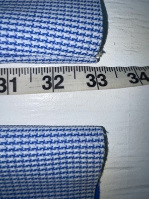 New Vintage Blue Checkered Dickson Jenkins Polyester Pants #536 VV-73