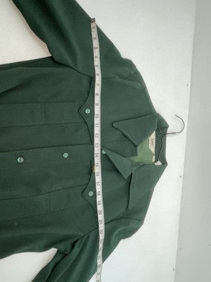 New Men’s Green Lee Long Sleeve Button Up Jacket M 3B-116