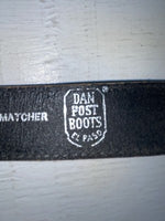 New Black Genuine Leather Dan Post 28” Belt #5861 NN-59