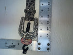 New Black Genuine Leather Blazin Roxx Bling Cross XL Belt #N3516806 NN-121