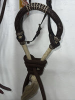 New Royal King Brown Bit Less Bridle #45-296-32-0 W-2