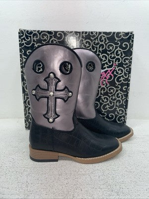 New Kids Purple Blazin Roxx Cowboy Boots. 4451201 3. 23-129