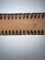 New Brown Genuine Leather Acme Weaved 28” Belt #6863 JJ-167
