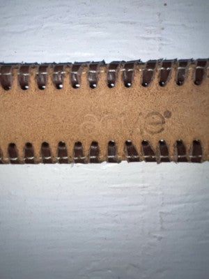 New Brown Genuine Leather Acme Weaved 28” Belt #6863 JJ-167