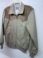 New Men’s HbarC California Ranchwear Tan Jacket Medium Long CC-600