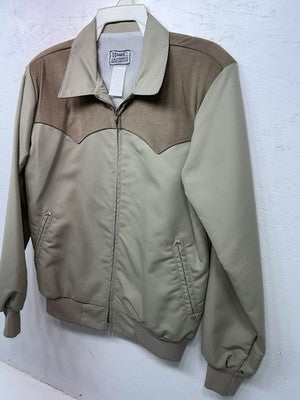 New Men’s HbarC California Ranchwear Tan Jacket Medium Long CC-600