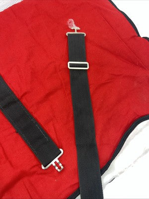 New Red 60” Wool Lined Horse Blanket #41148 PP-6