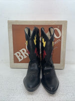 New Kids Black Bronco Cowboy Boots. C 1860 13 D. 23-44