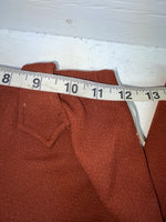 New Vintage Orange Panhandle Slim Polyester Pants #1106 SS-59