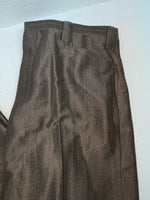 New Vintage Brown Circle S Polyester Pants #CP5091 XX-84