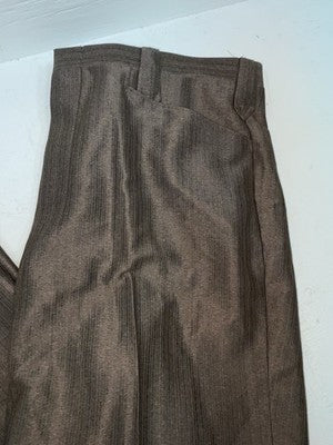 New Vintage Brown Circle S Polyester Pants #CP5091 XX-84
