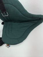 New Tough 1 Green Bareback Pad With Nylon Stirrup Leathers #31-33 MM-603