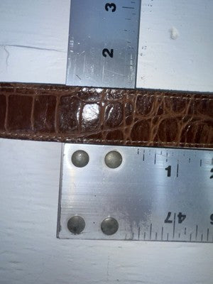 New Brown Genuine Leather Dan Post Tooled 34” Belt #5820 Z-134