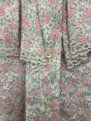 New Women’s Dickson Jenkins Floral Long Sleeve Button Up Size 36 YY-84