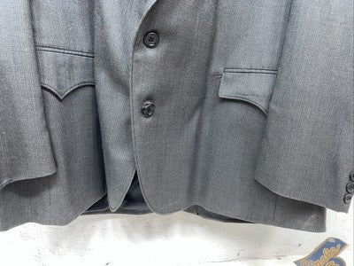 New Men’s Circle S Gray Suit Jacket 50R #24244 Y-601