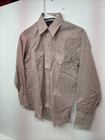 New Women’s Champion Western Plaid Long Sleeve Pearl Snap Size 14 II-71