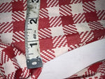 New Vintage Red Plaid Panhandle Slim Polyester Pants #1230 SS-101