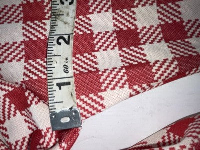 New Vintage Red Plaid Panhandle Slim Polyester Pants #1230 SS-101