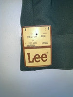 New Men’s Green Lee Long Sleeve Button Up Jacket M 3B-116