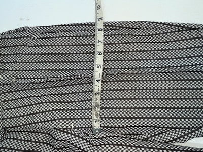 New Vintage Black And White Checkered Panhandle Slim Polyester Pants #8042 SS-53