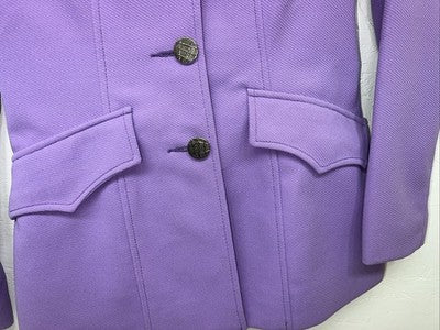 New Women’s Purple Pioneer Wear Long Show Jacket 10 #692 WW-11
