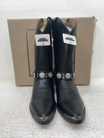 New Youth Black Smoky Mountain Cowboy Boots. 1083 Y 5. 24-134