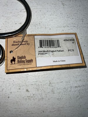 New Centaur 5” Joint Mouth Eggbutt Pelham Bit #170180 T-503