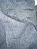 New Vintage Gray Circle S Polyester Pants #8542 SS-35
